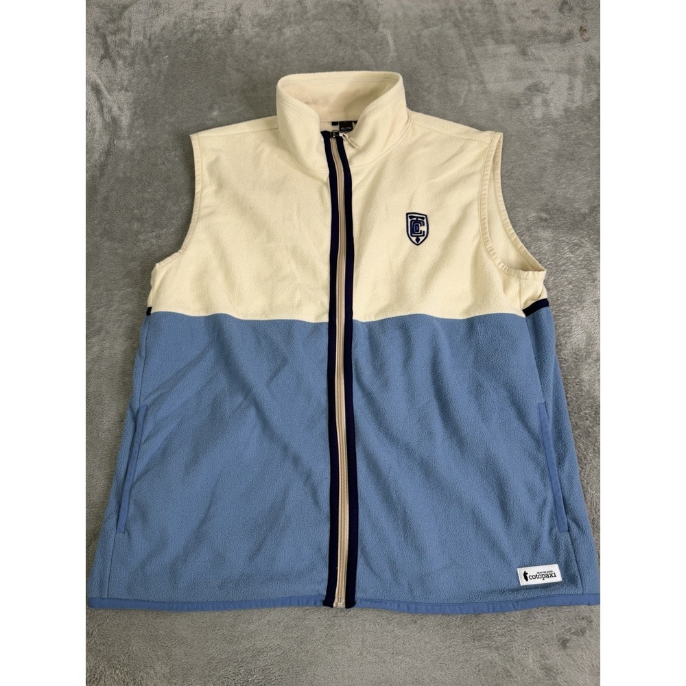 Cotopaxi Amado Fleece Vest Men's Size XL Beige Full Zip